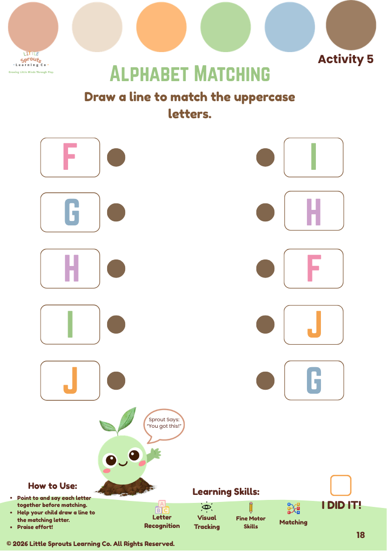 Alphabet Fun Learning Pack | A–Z Preschool Alphabet Activities