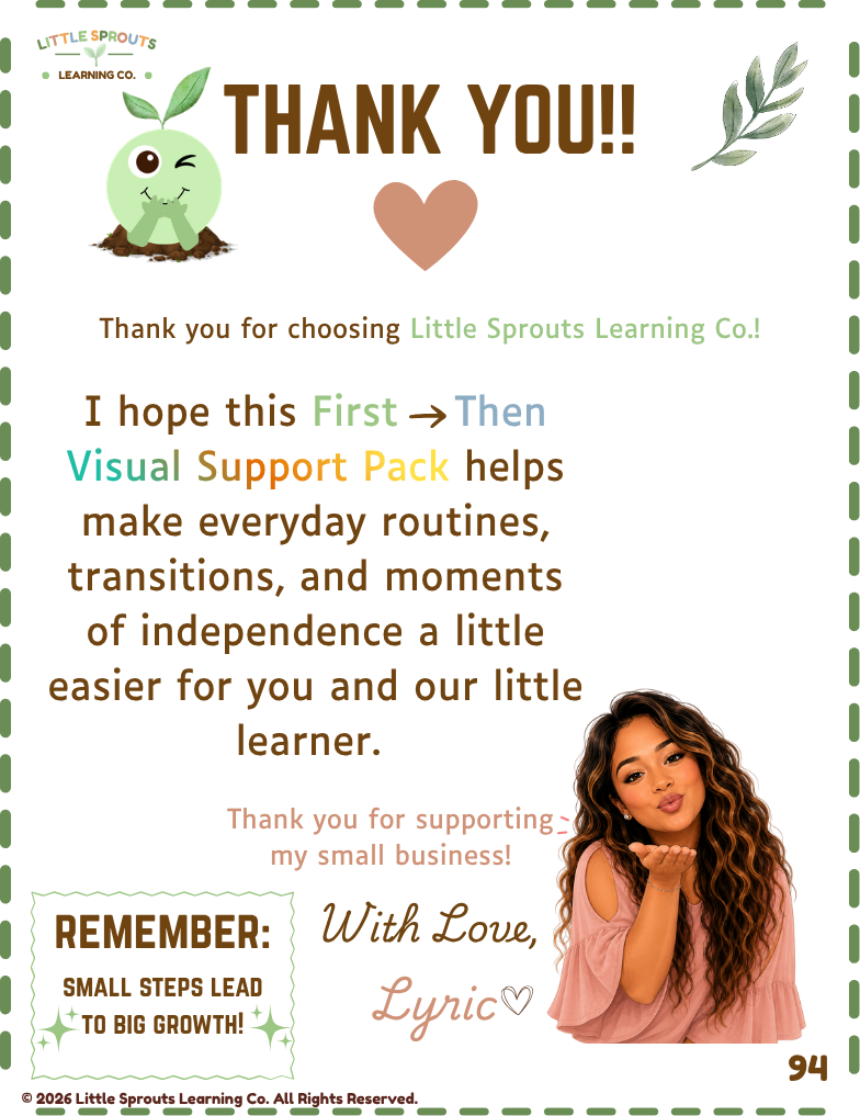 First → Then Visual Support Pack | Everyday Routine Visuals for Toddlers & Little Learners