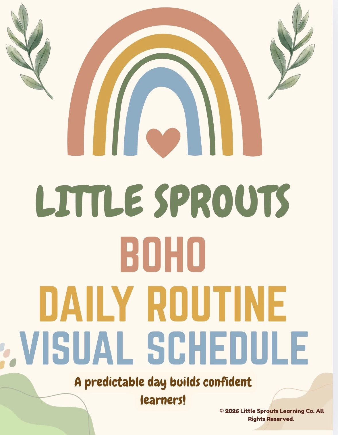 Boho Daily Routine Visual Schedule | Classroom Routine Cards & Visual Support Boards